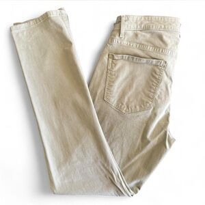 PAIGE Federal Slim Straight Jeans | Size 31x30 | Burnt Olive (Green)